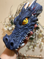 Large Blue Dragon Head Incense Holder