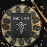 Witch Altar Runes Wicca Accessories Altar Rune Stones Witches Runes for Fortunetelling  Stones Divination Set Rune Witch