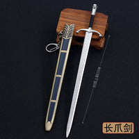 Game TV Series Peripherals of Thrones Weapon Swords Black Fire Sword Dark Sisters Sword of The Morning Longclaw Oathkeeper Toys