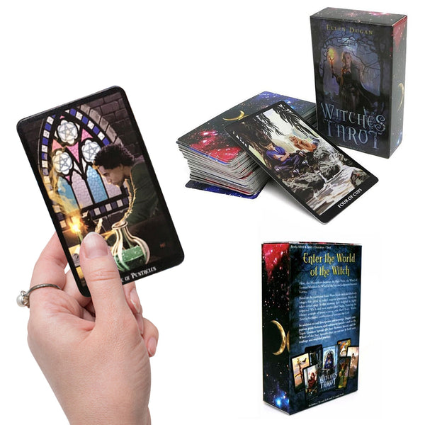 Witches Tarot Cards Tarot Cards Board Game For Beginners And Experts Fortune Telling Toys Cards Tarot Deck Witch Tarot Cards