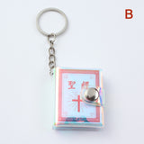 Special   Mini Holy Bible Keychain English Religious Miniature Paper Spiritual Christian Jesus Cover Keyring Gift