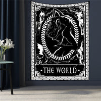Small  Size 75X58cm Tarot Card Tapestry Wall Hanging Astrology Divination Bedspread Beach Mat Hanging Cloth Divination Bed Cover