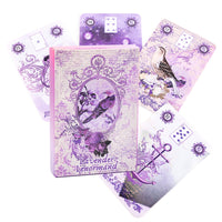 lavender lenormand oracle cards Card Game Board Game Exquisiteoracle Fate Divination Tarot Card Board Game