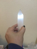 Selenite Polished Charging plates! Approx 6-7 inches long