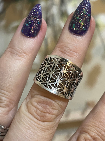 Flower Of Life - Sterling Silver