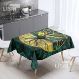 Tarot Tablecloth Dust Proof Tree of Life Altar Cloth Pagan Spiritual Pendulum Witchcraft Astrology Oracle Cards Pads 40x70cm