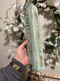 Beautiful Blue Large Wooden Incense Holder