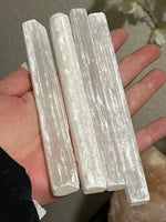 Set of 4 (6 inch) selenite sticks