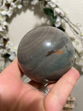 Grey Agate  Large Ball